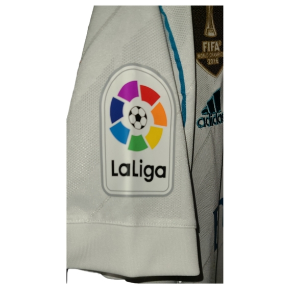 REAL MADRID FC 2016 ADIDAS FLY EMIRATES FIFA HOME LALIGA JERSEY - Picture 4 of 7